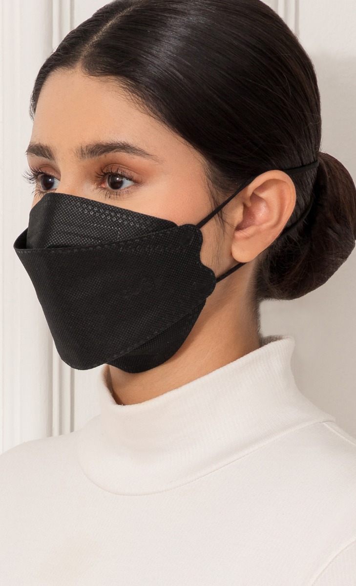 Mask Do It! Ergonomic Face Mask (Head-loop) in Black