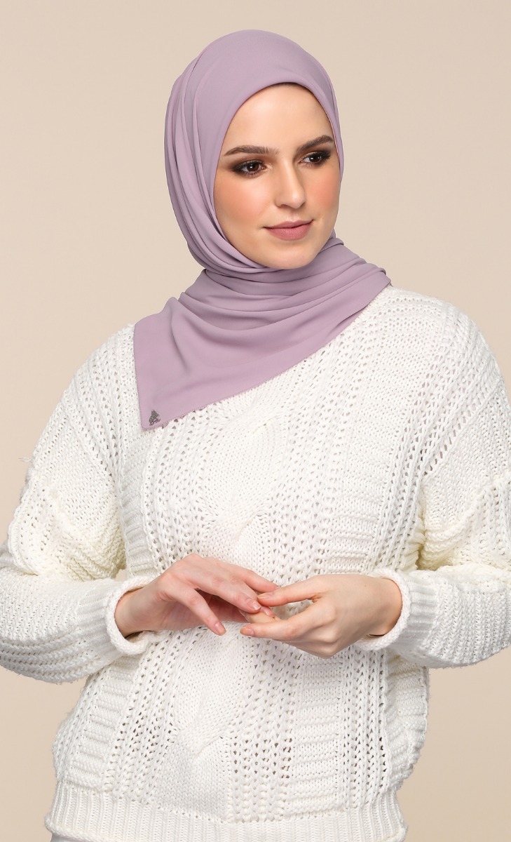 Starter Kit - Frappe Square Scarf with Nanotechnology in Lavender image 2