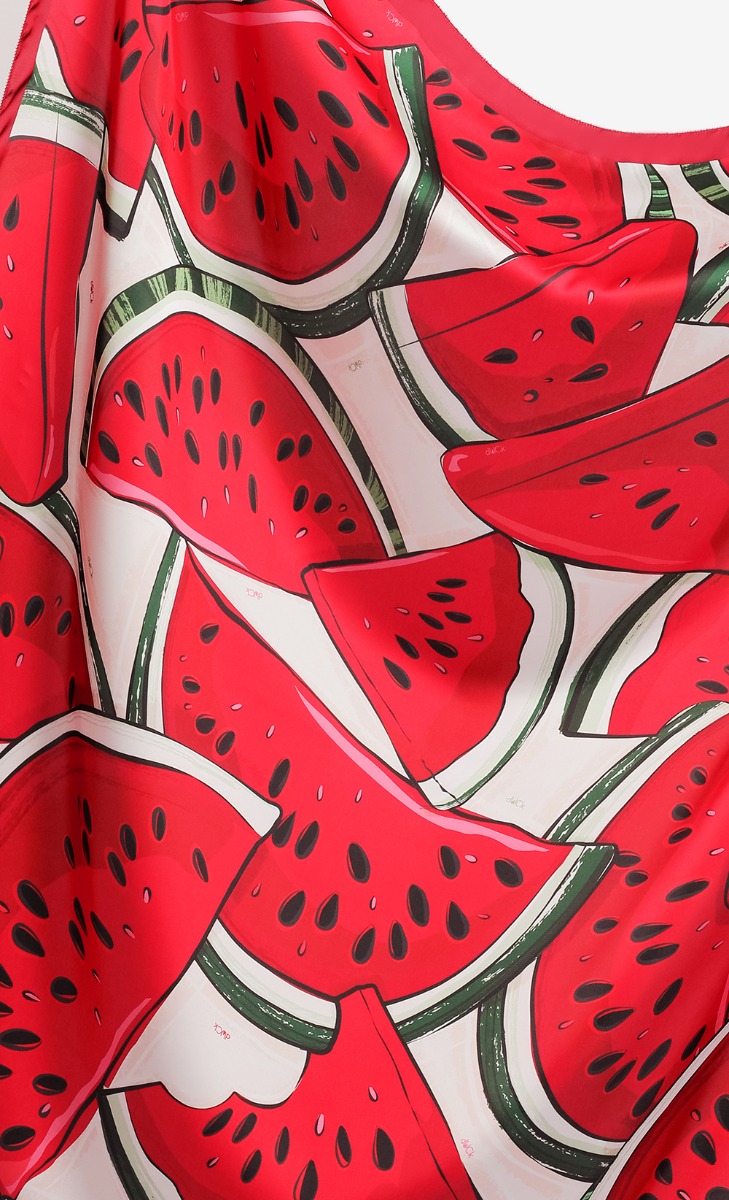 The Fruity dUCk Shawl in Watermelon image 2