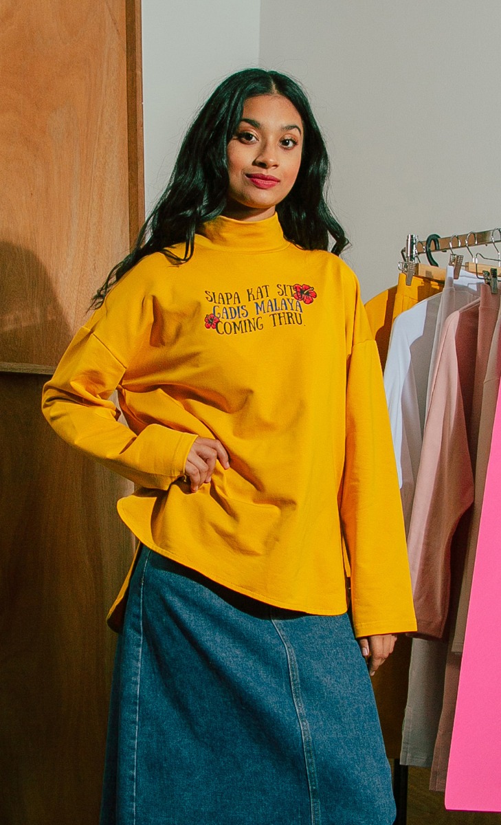 Gadis Malaya Coming Thru Top in Dusty Yellow