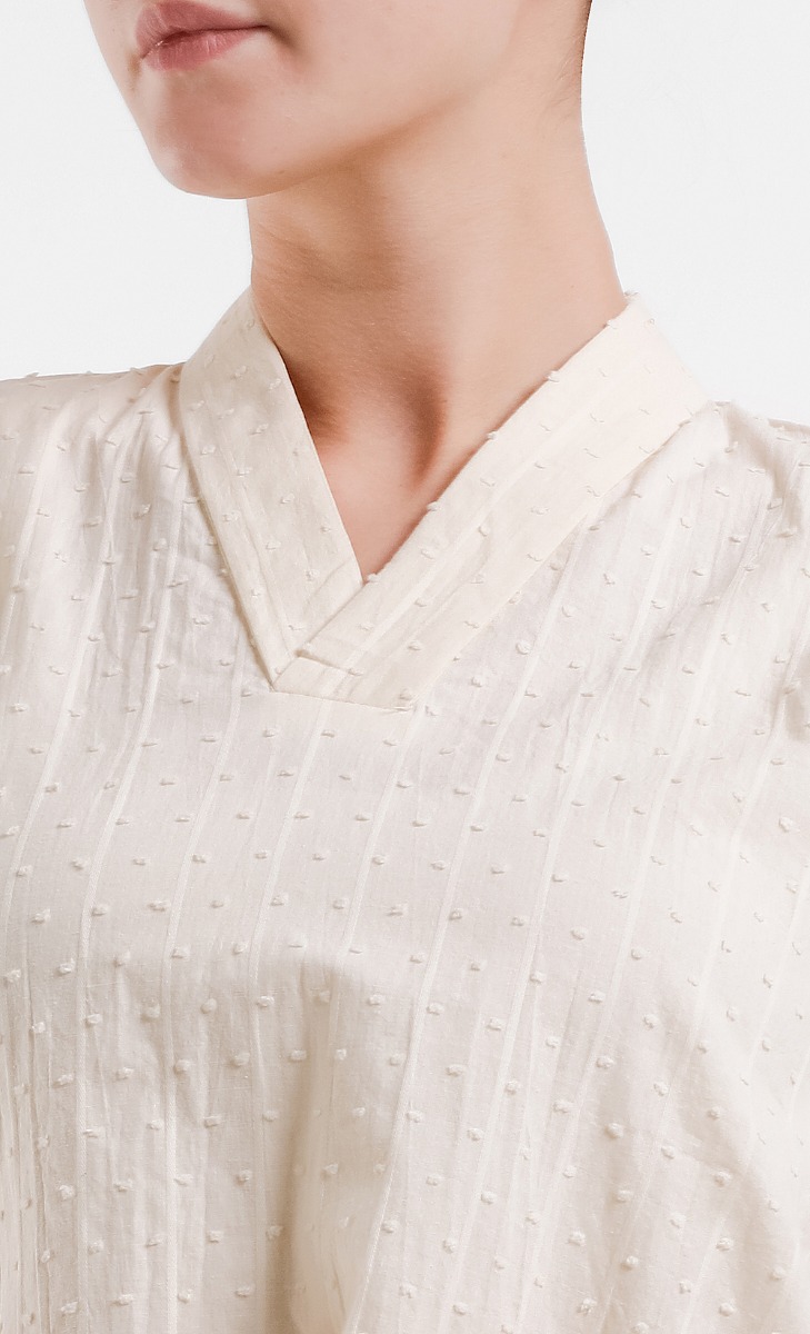 Hana Kurung Set in Beige image 2