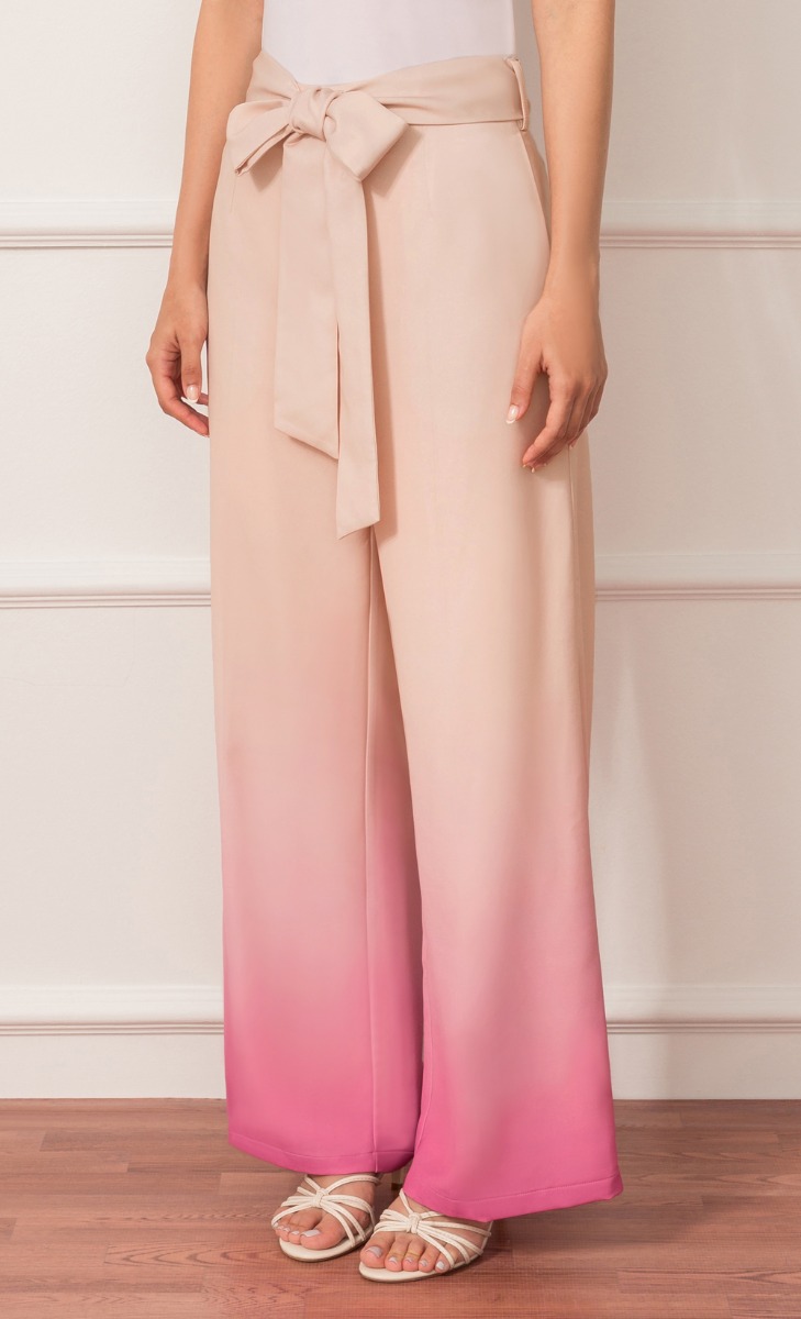 The Oops Edit High Waisted Pants in Pink Tide image 2