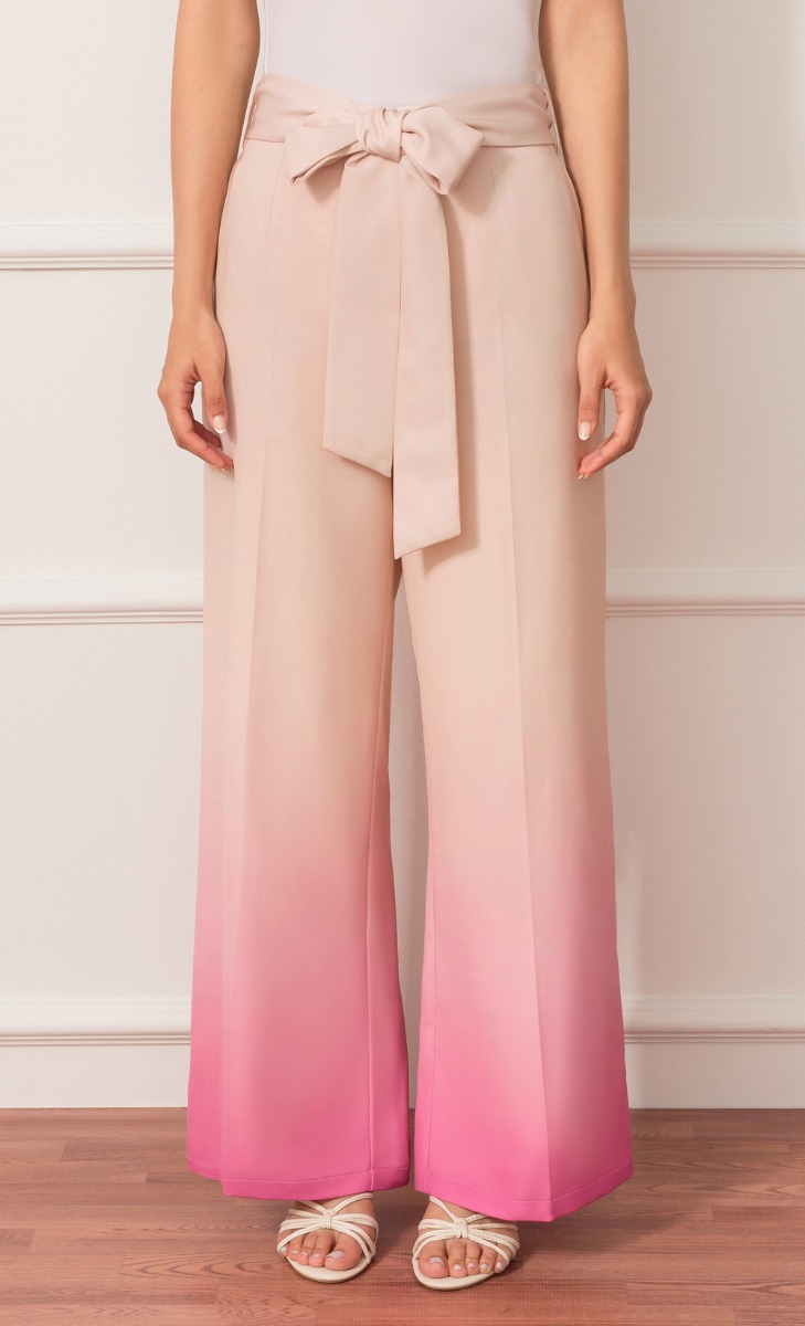 The Oops Edit High Waisted Pants in Pink Tide