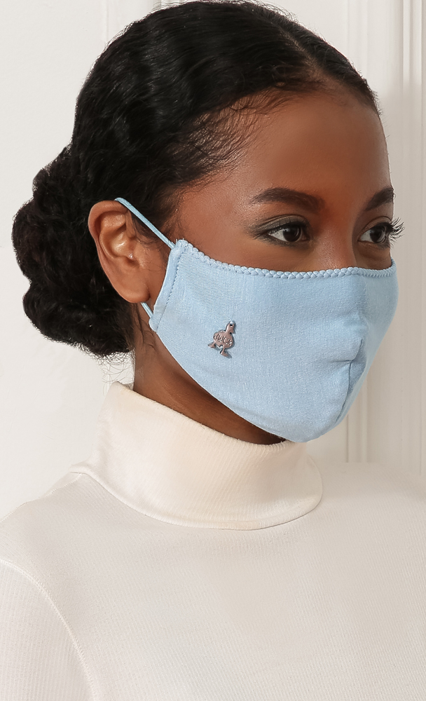 Jersey Face Mask (Ear-loop) in Icy Wind
