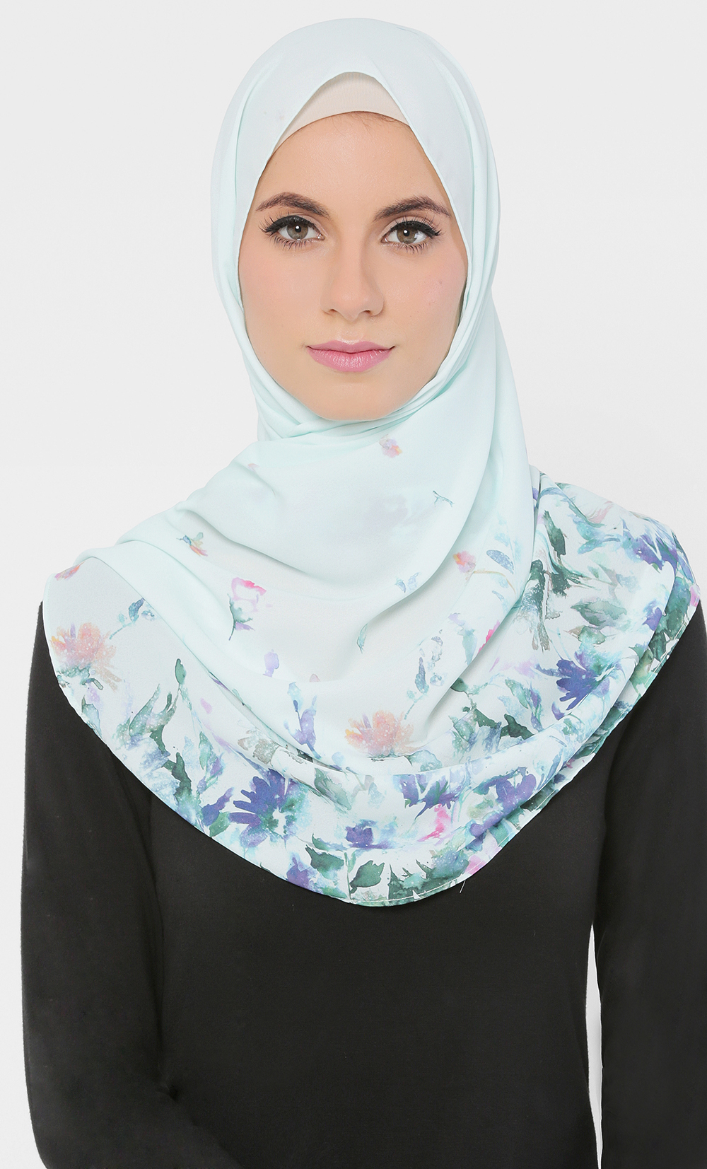 Fiona Neesa Shawl in Aero Blue