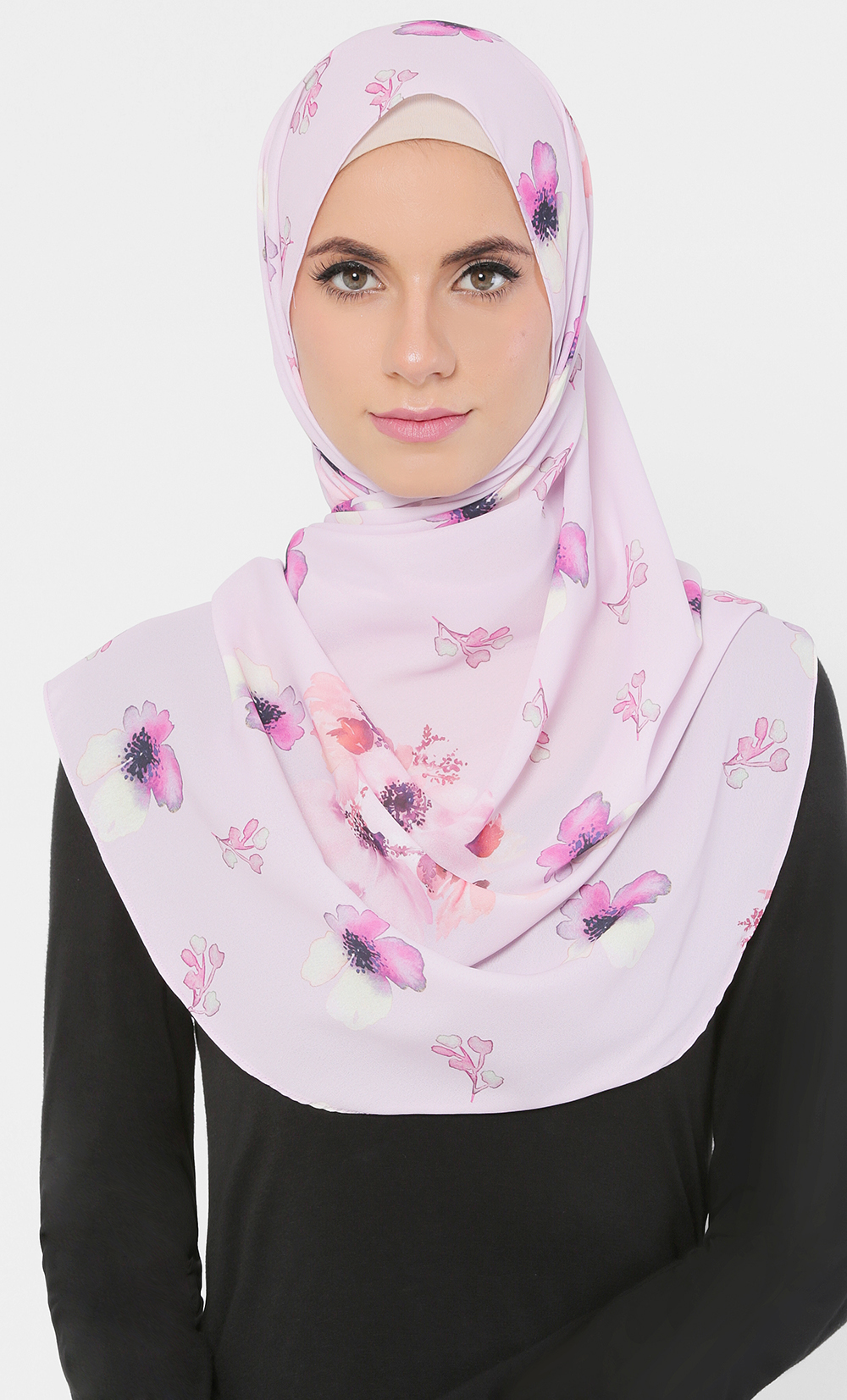 Nuraa Azalea Shawl in Dusty Pink
