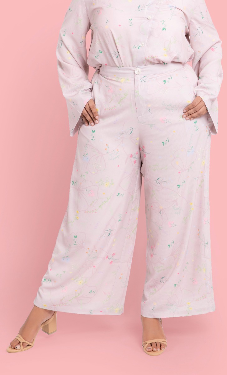 Mekar Loose Pants in Dusty Pink