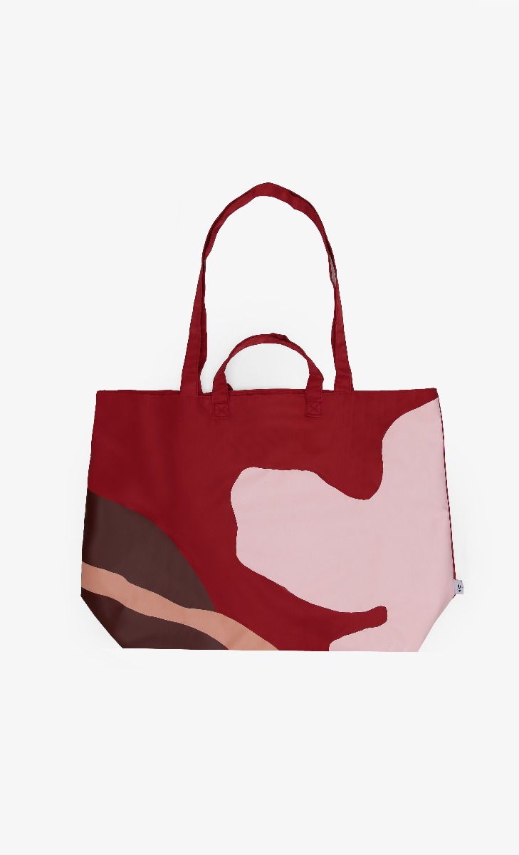 Sunset Weekender Tote Bag in Red