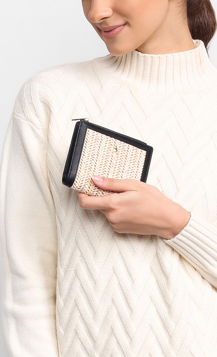 Marina Compact Wallet in Sesame image 2