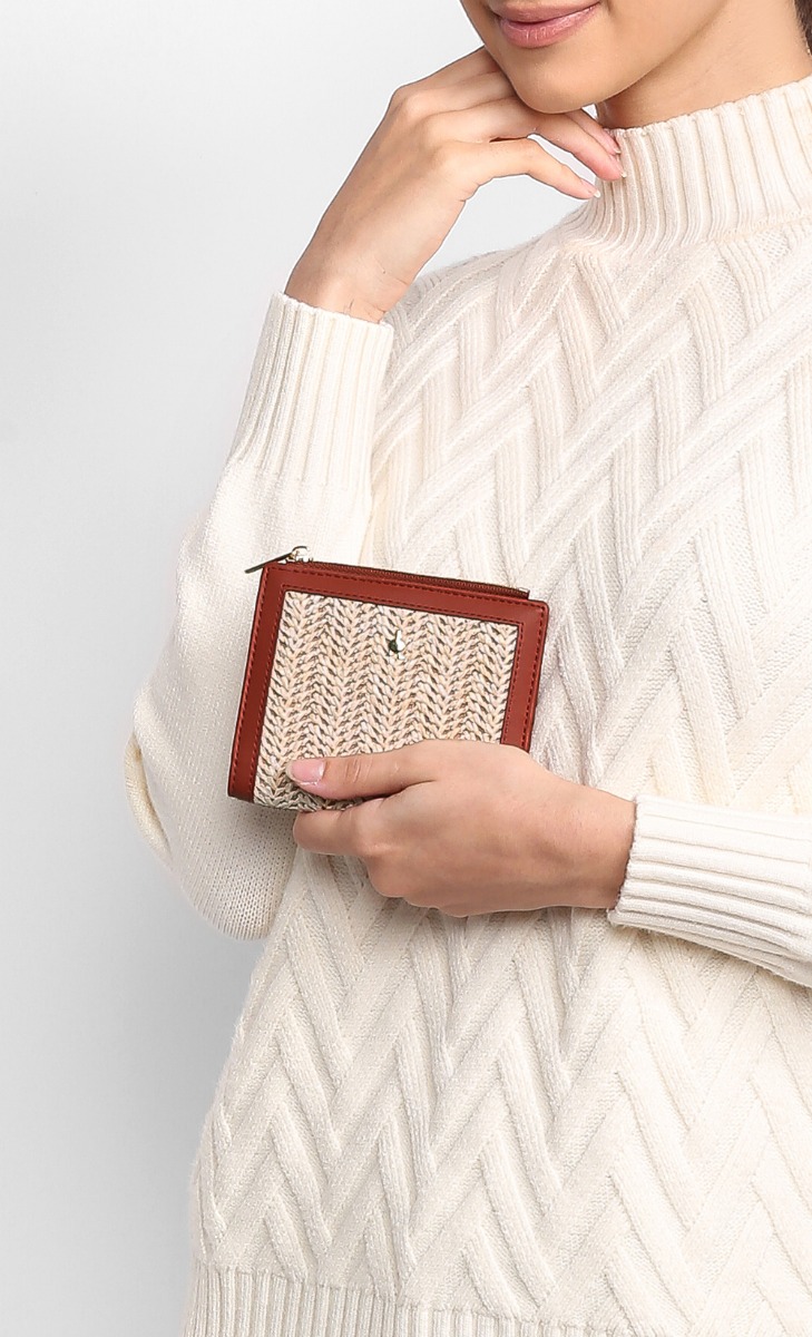 Marina Compact Wallet in Cherry image 2