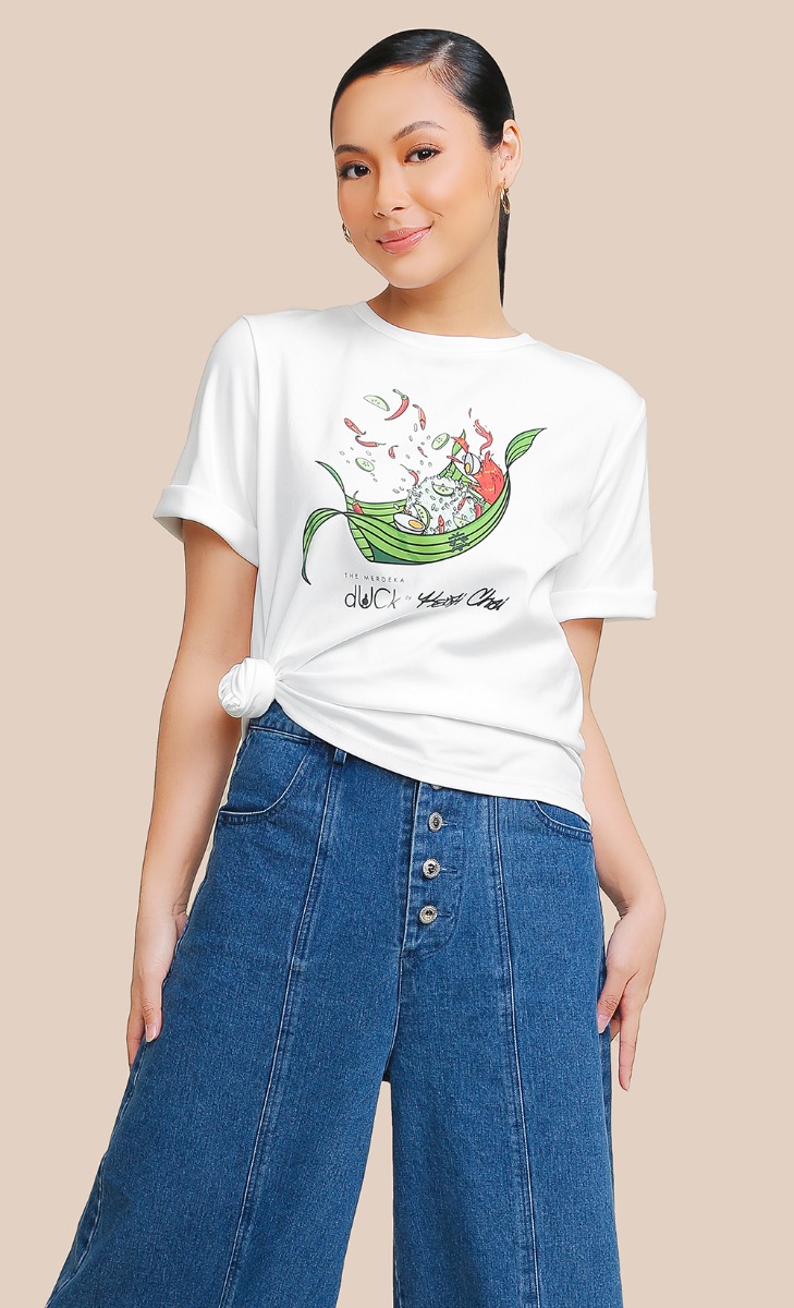 The Merdeka dUCk by Kenji Chai T-Shirt - Nasi Lemak image 2