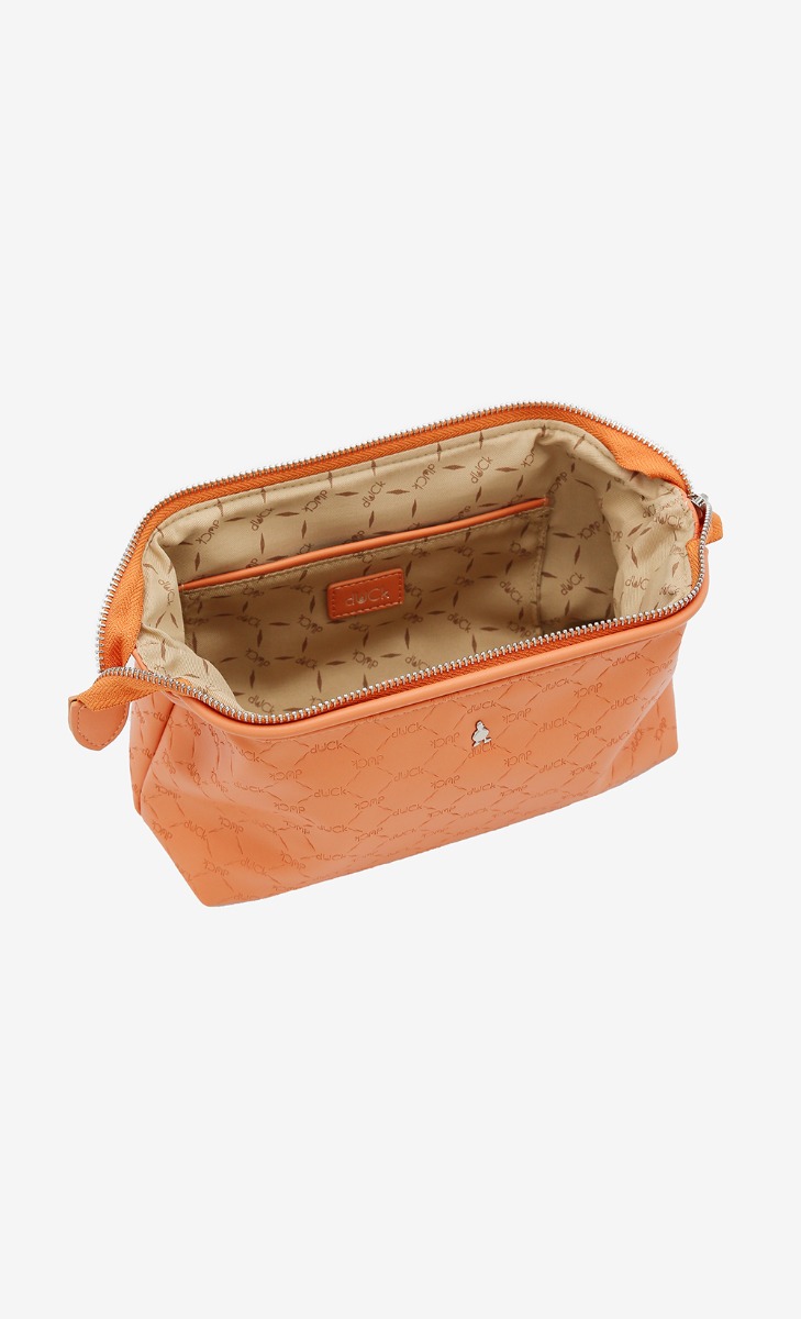 The Meredith Pouch in Tangerine image 2