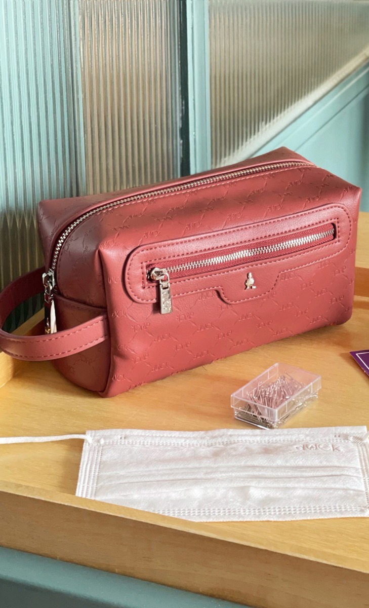 The Everyday Pouch in Cherry