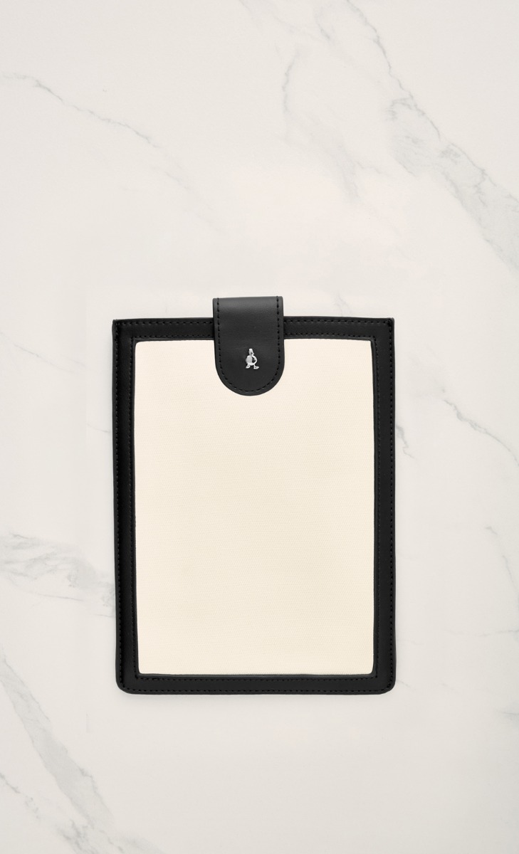 Canvas iPad Mini Sleeve in Affogato