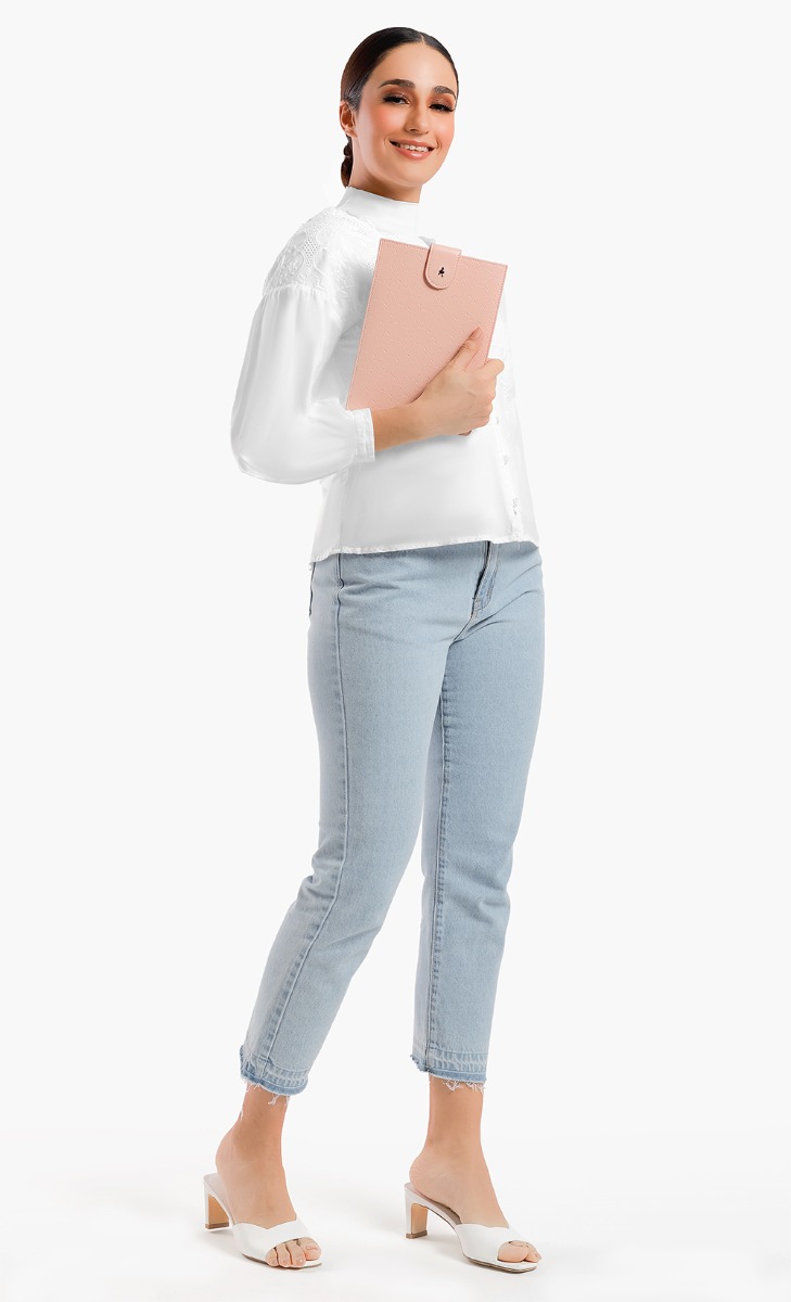 dUCk Monogram iPad Mini Sleeve in Mochi image 2