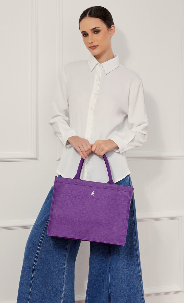 The dUCk Mini Shopping Bag - Classic Purple image 2