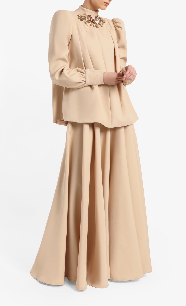 Kurtis Borneo Set in Plain Light Nude