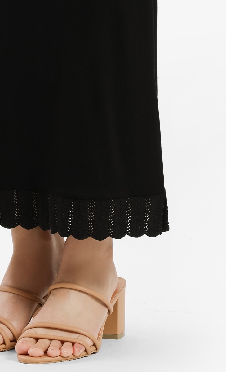 Lace Inner Skirt in Black image 2