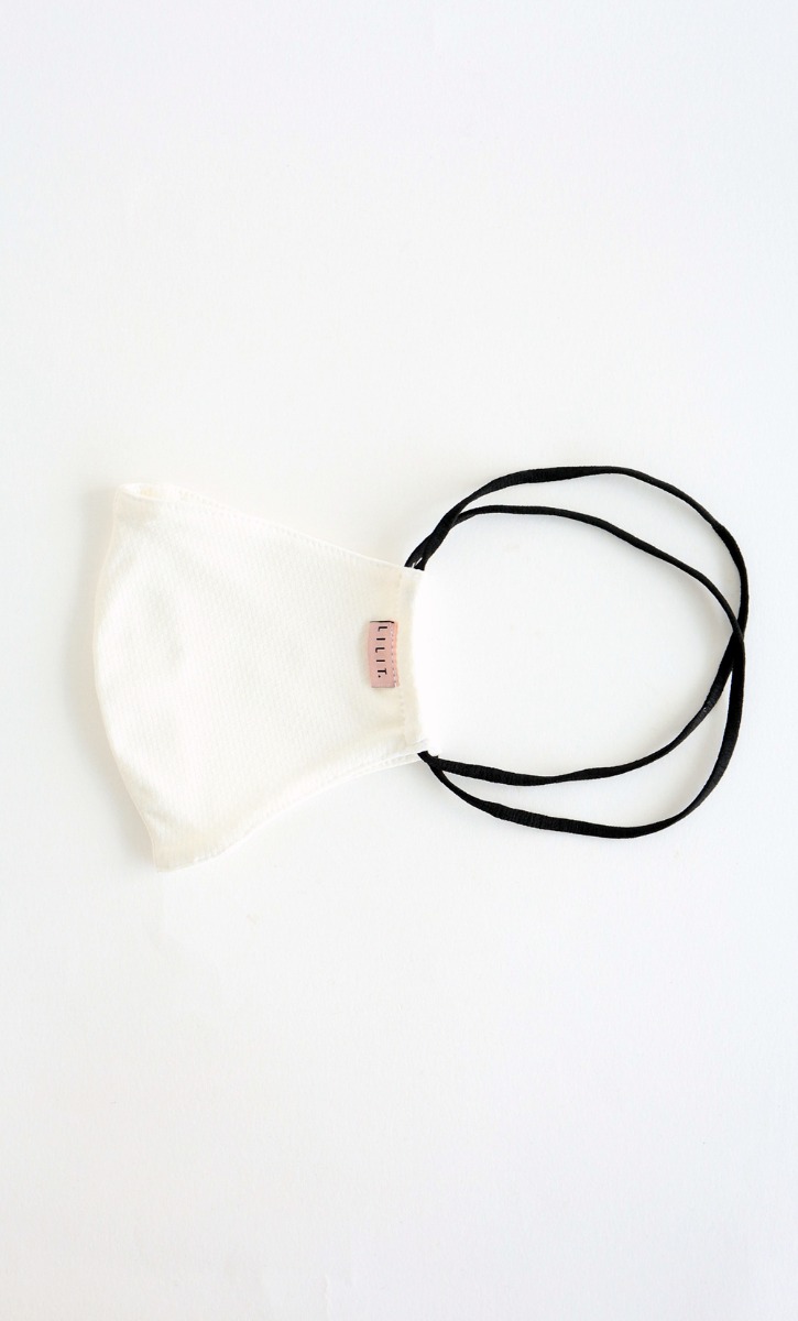 Cooling Face Mask in Off White image 2