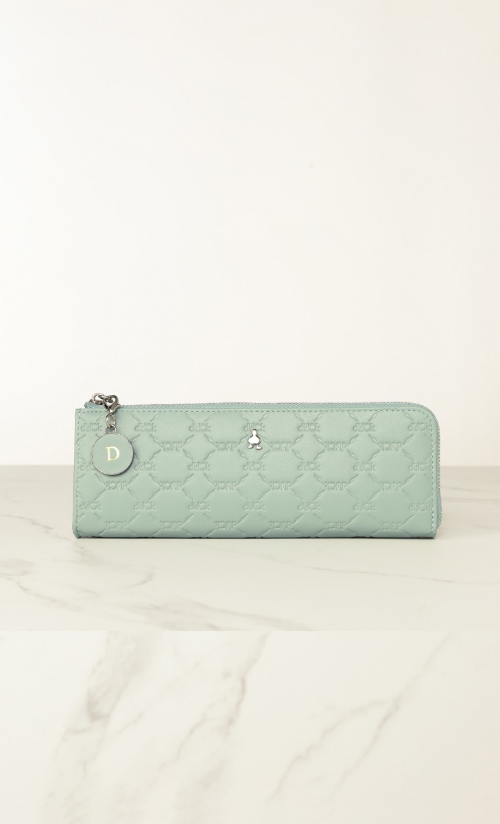 dUCk Monogram Compact Case in Melon (Personalise It)
