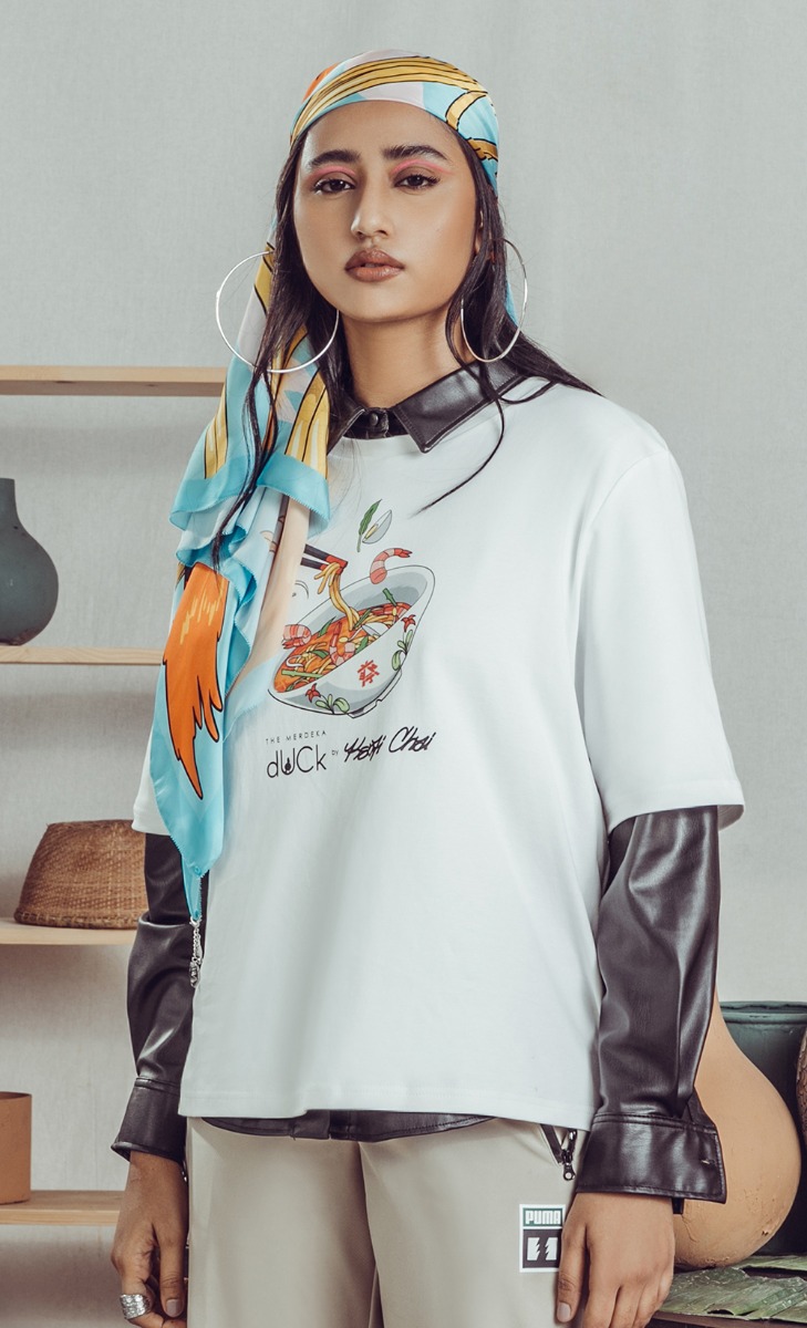 The Merdeka dUCk by Kenji Chai T-Shirt - Prawn Mee