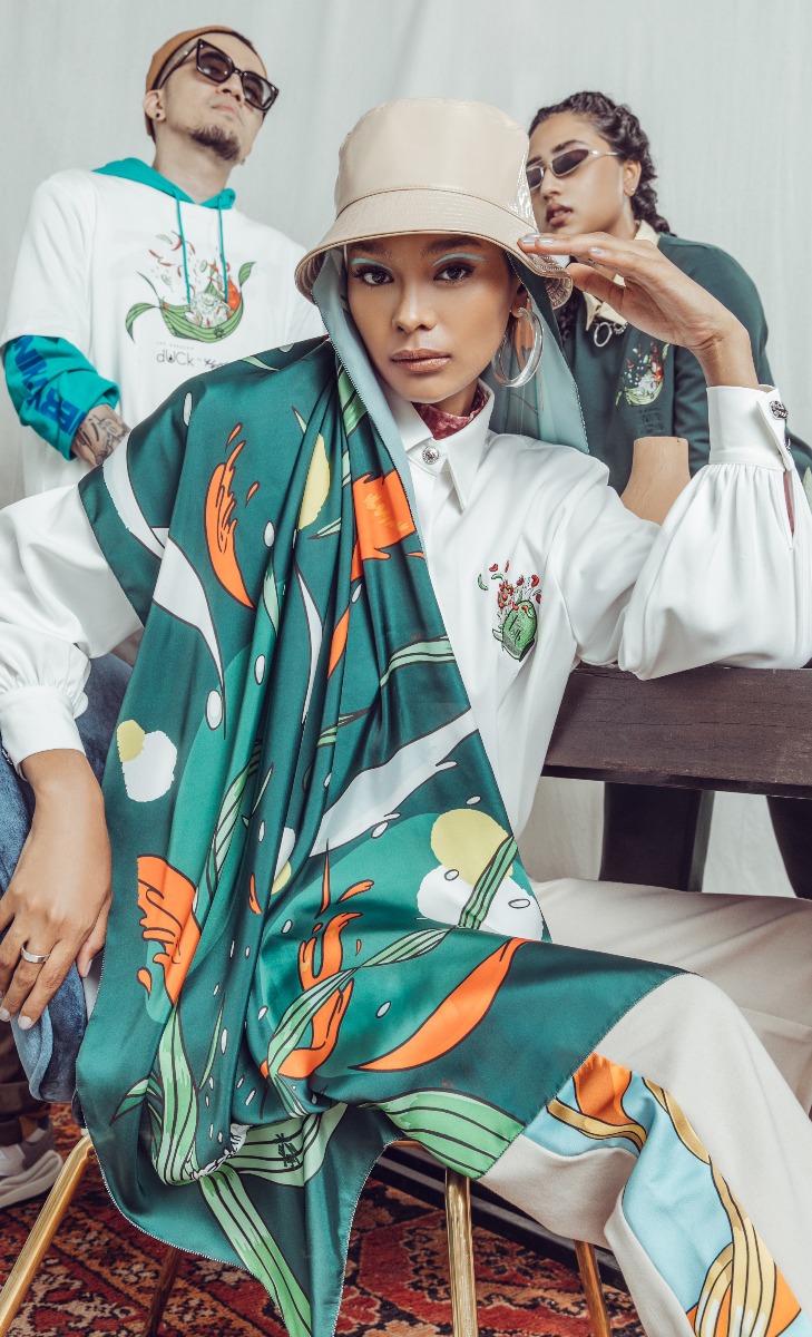 The Merdeka dUCk by Kenji Chai Collar Shirt - Cendol