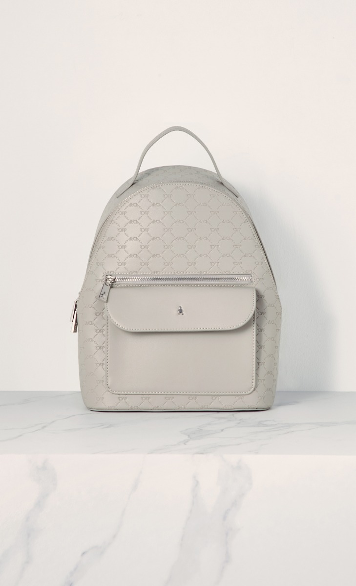 dUCk Monogram Backpack - Meringue