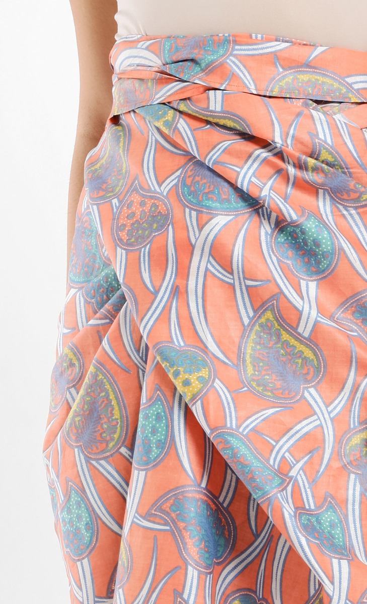 Moana Skirt In Orange image 2