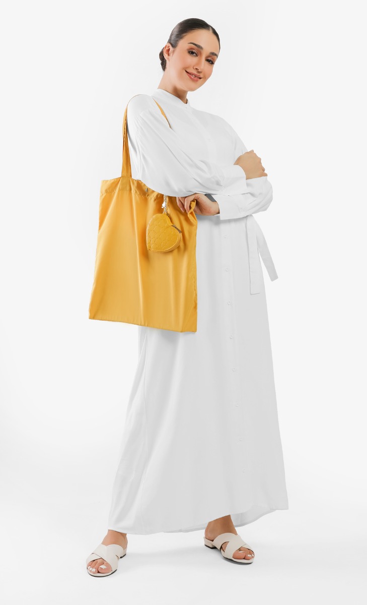 dUCk Monogram Heart-to-Bag Charm - Mango image 2