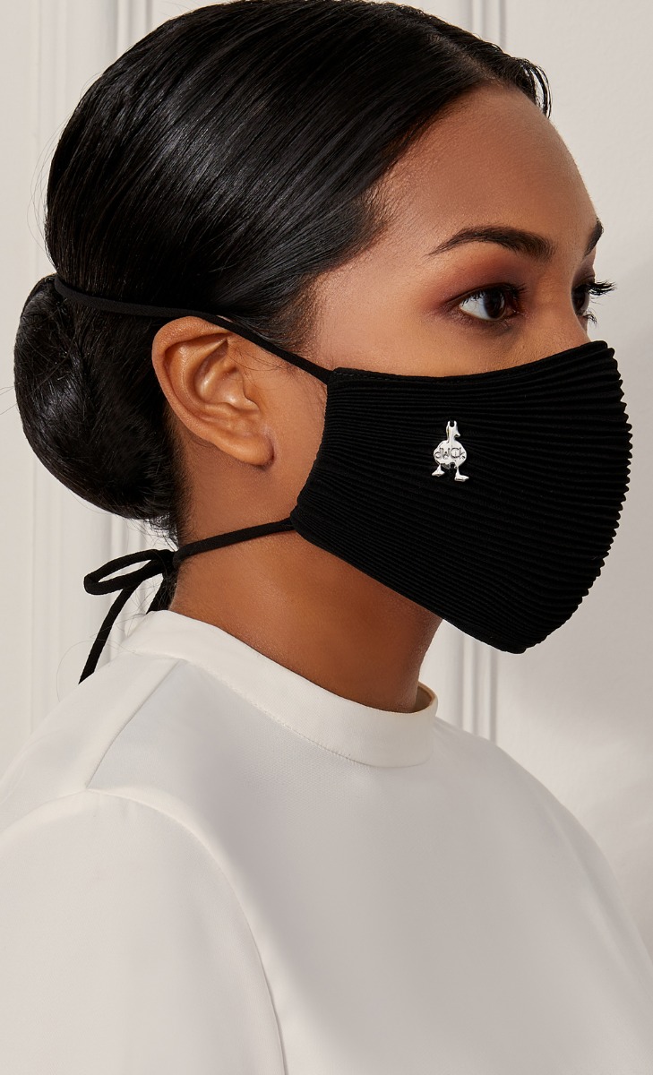 Pleats Face Mask (Tie-back) in Mystery