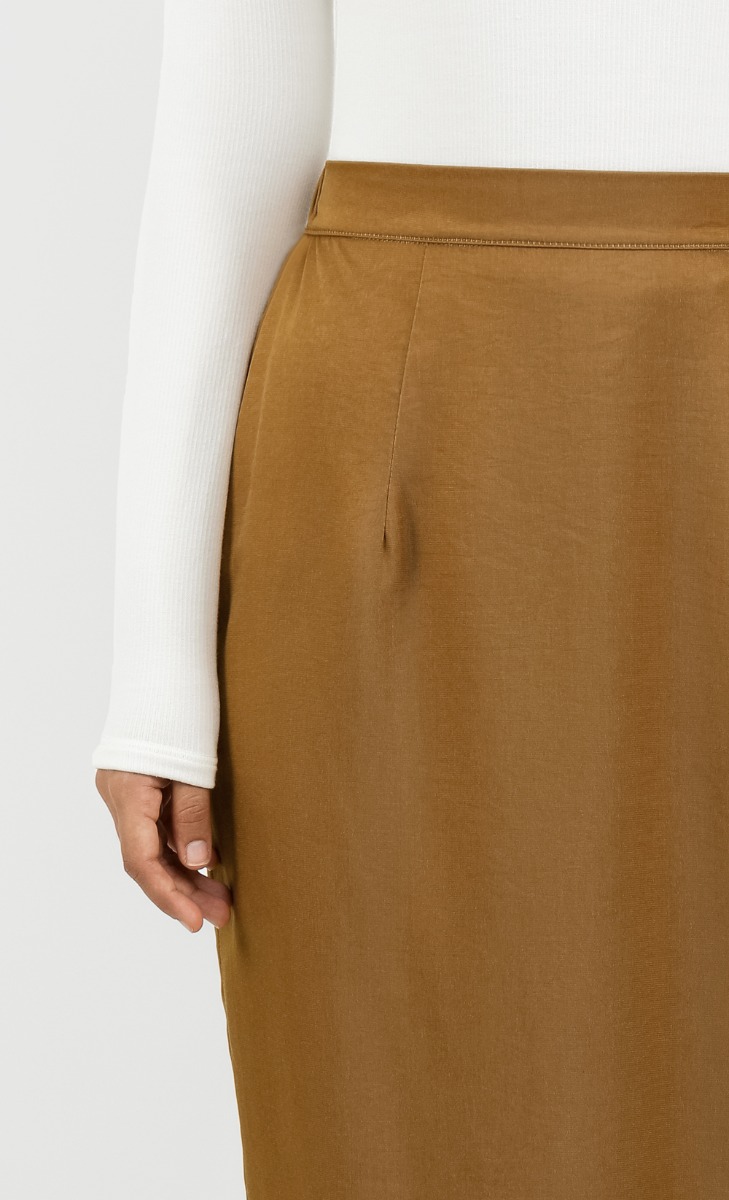 Nadiya Skirt in Chestnut image 2