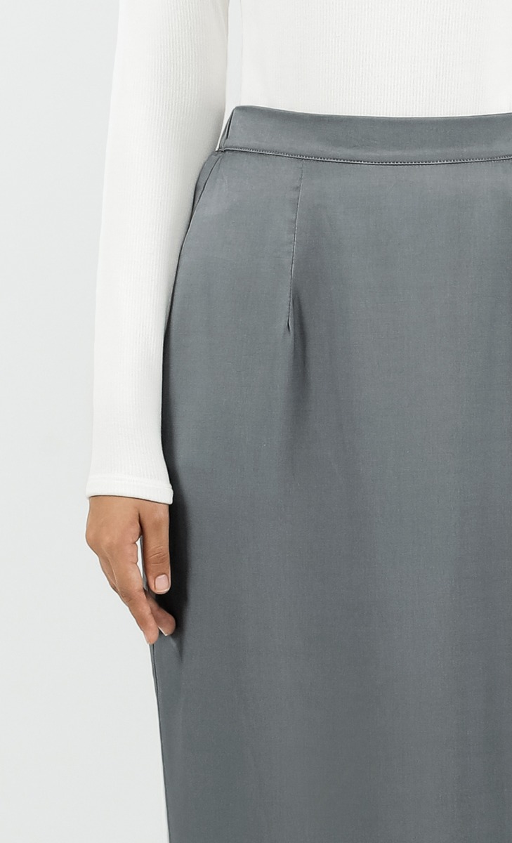Nadiya Skirt in Dusty Grey image 2