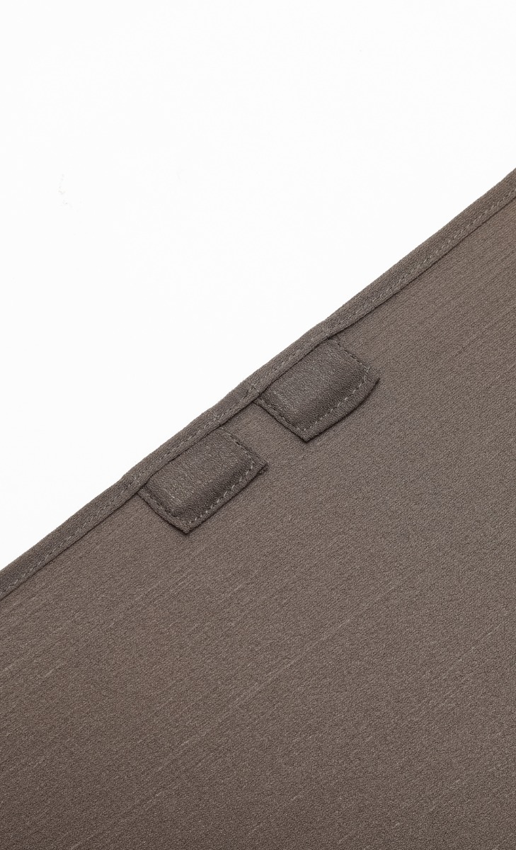 Nikaia Magnetic Triangle Chiffon Hijab in Chocolate image 2