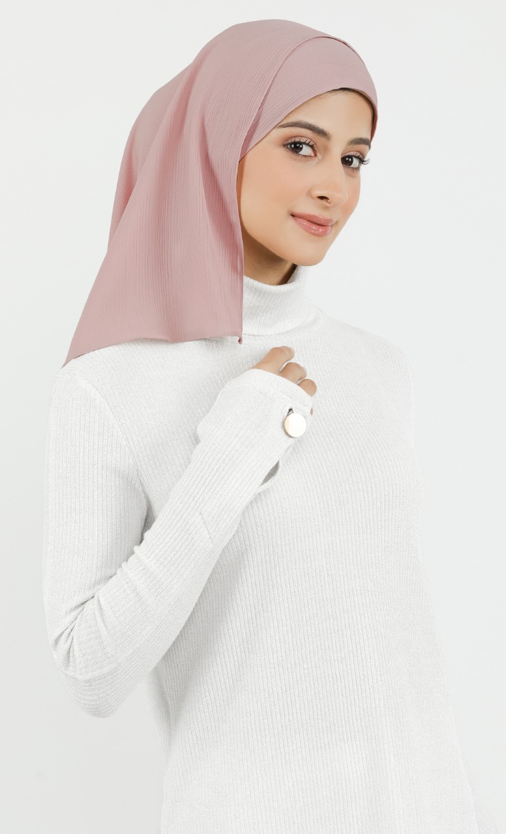 Nikaia Magnetic Chiffon Hijab in Mauve