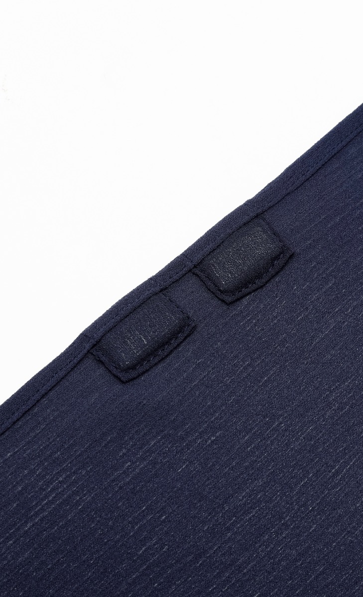 Nikaia Magnetic Chiffon Hijab in Navy image 2