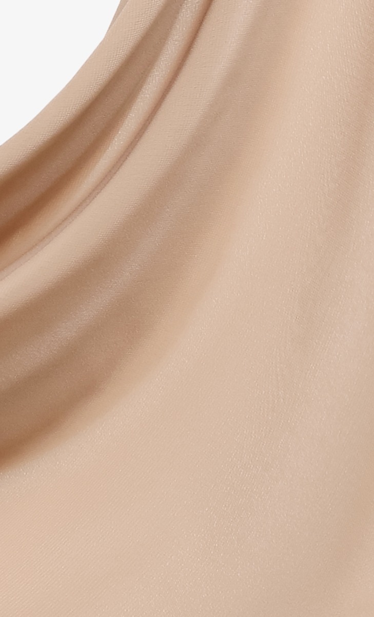 Geneva Georgette Chiffon Hijab in Nut image 2