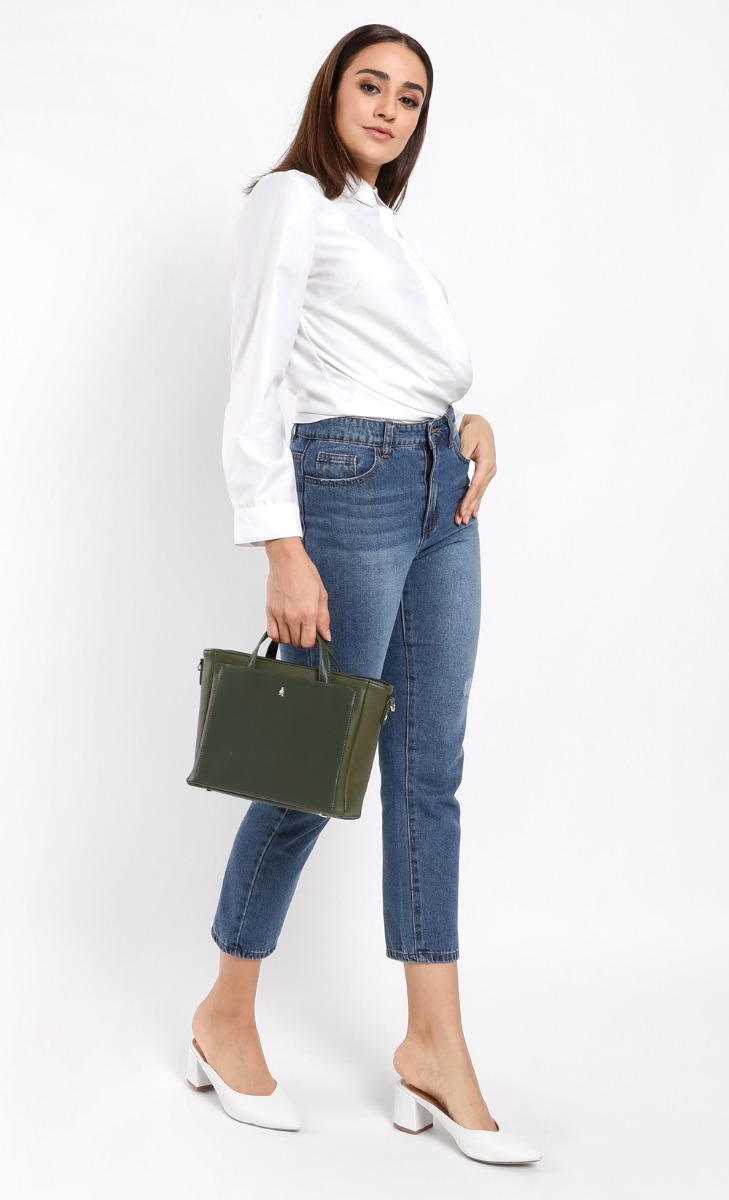 The Mariam Bag in Army image 2