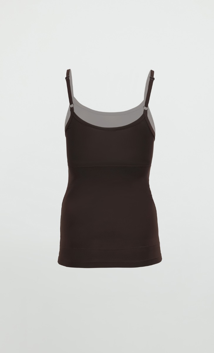 Tummy Tuck Camisole in Pecan Brown image 2