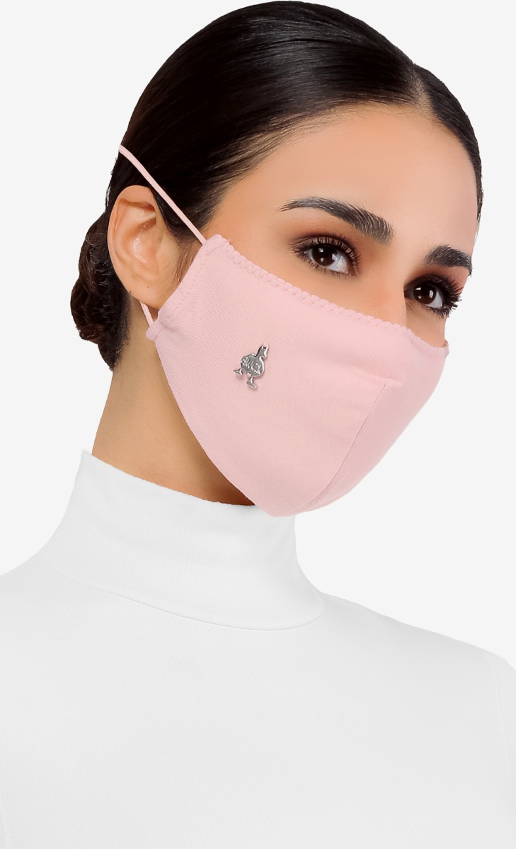 Jersey Face Mask (Head-loop) in Pink Aloud image 2