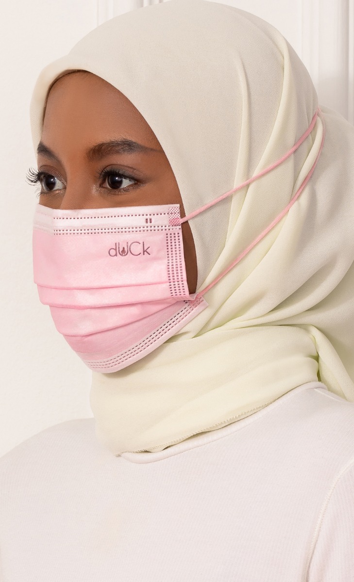 Mask Do It! Disposable Face Mask (Head-loop) in Pink