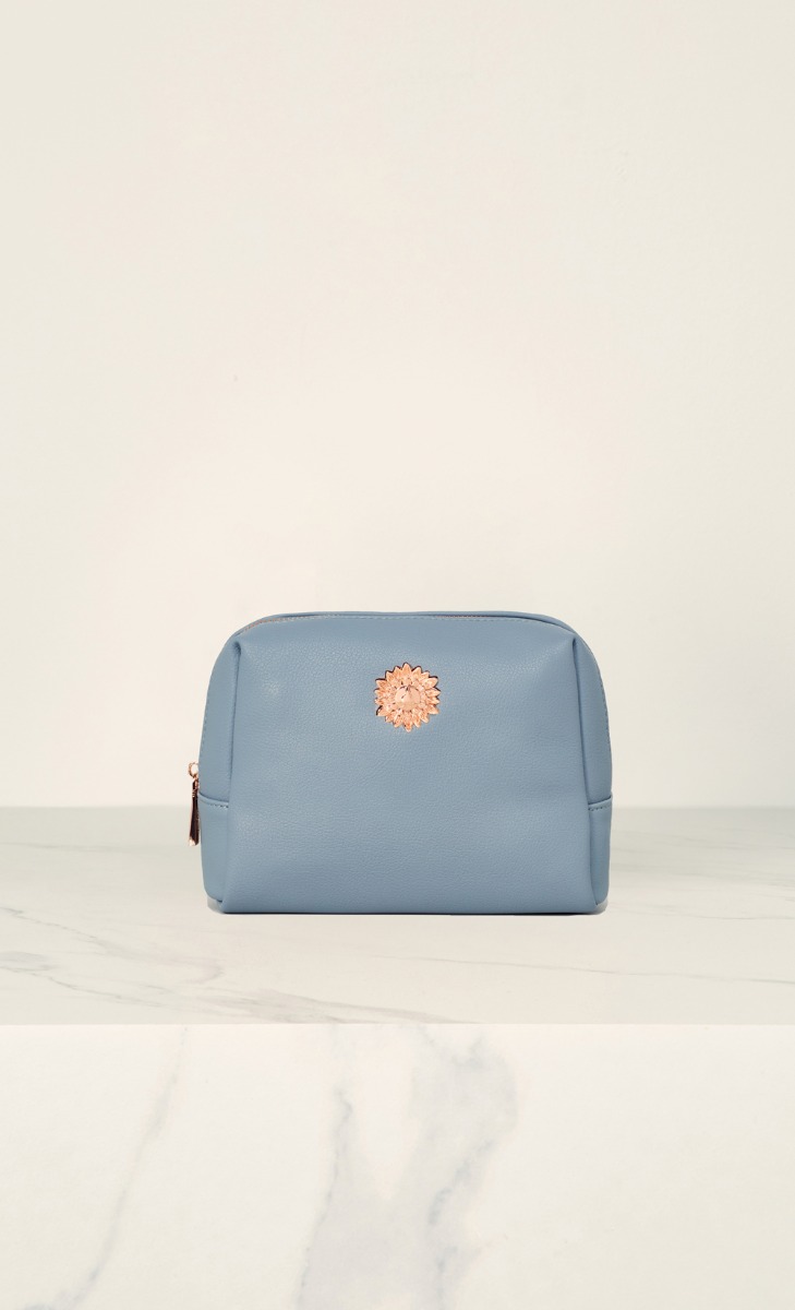 The Heritage dUCk Makeup Pouch in Blue