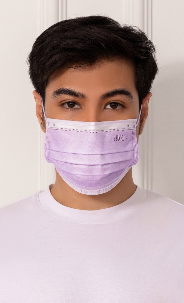 Mask Do It! Disposable Face Mask (Ear-loop) in Lilac image 2