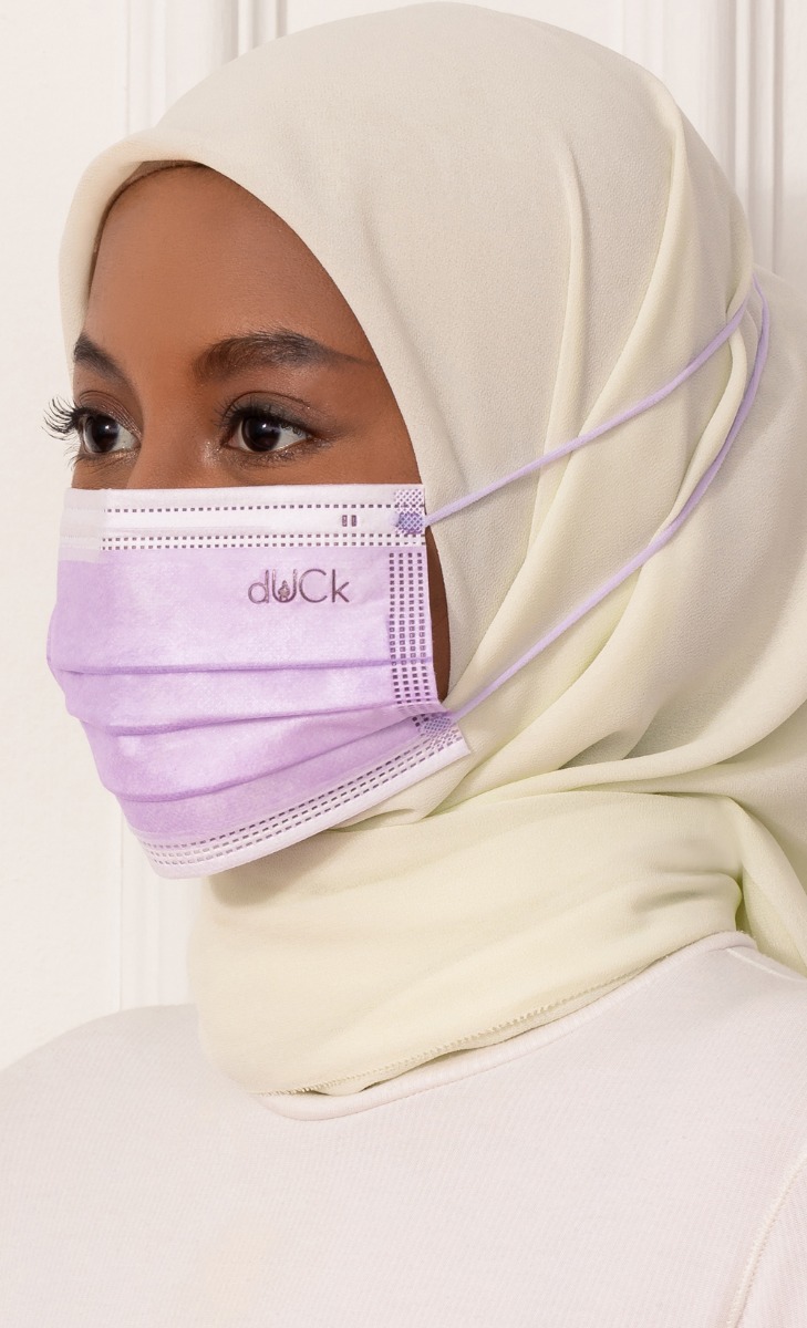 Mask Do It! Disposable Face Mask (Head-loop) in Lilac