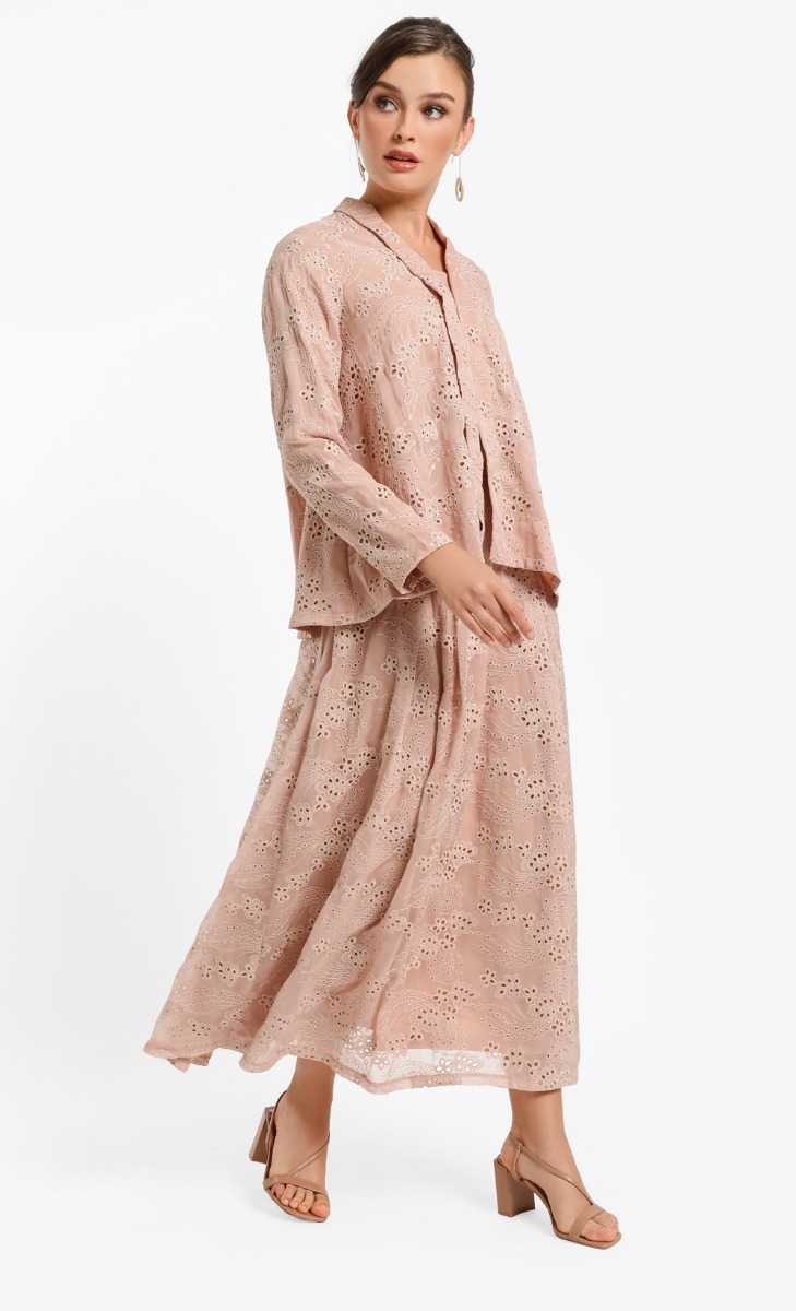 Kak Song Hye Set in Dusty Mauve