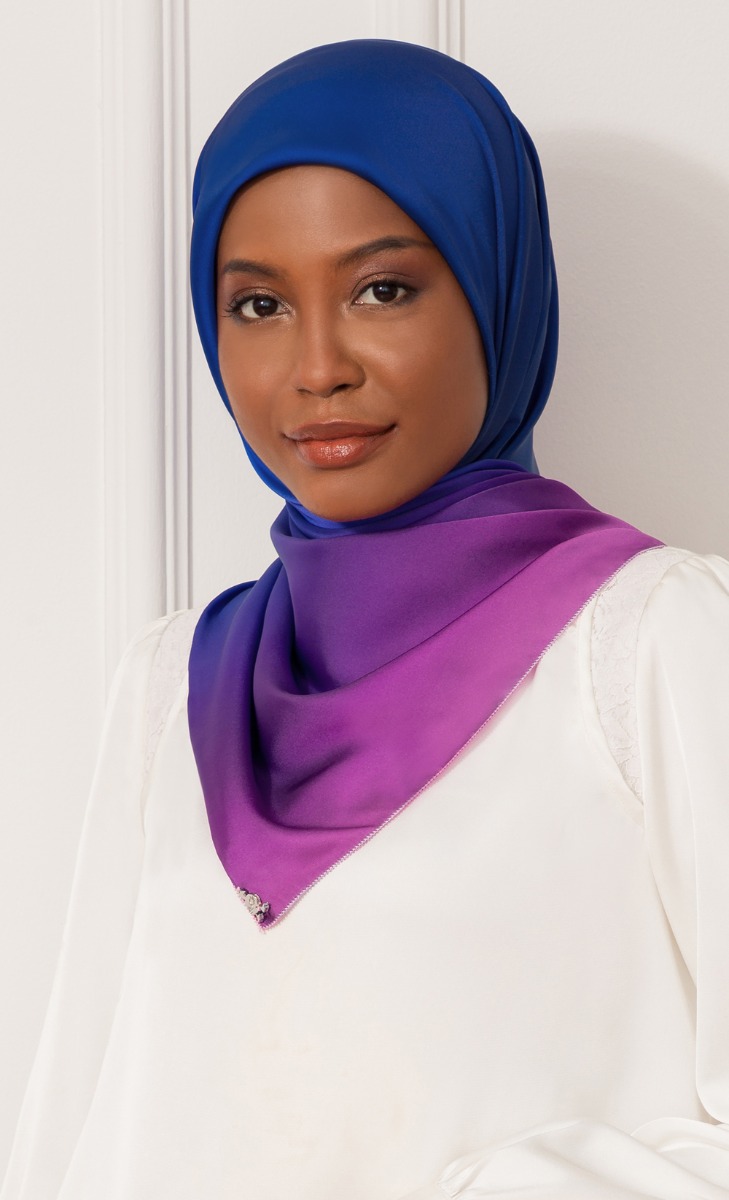 The Oops dUCk Square Scarf in Really Purple