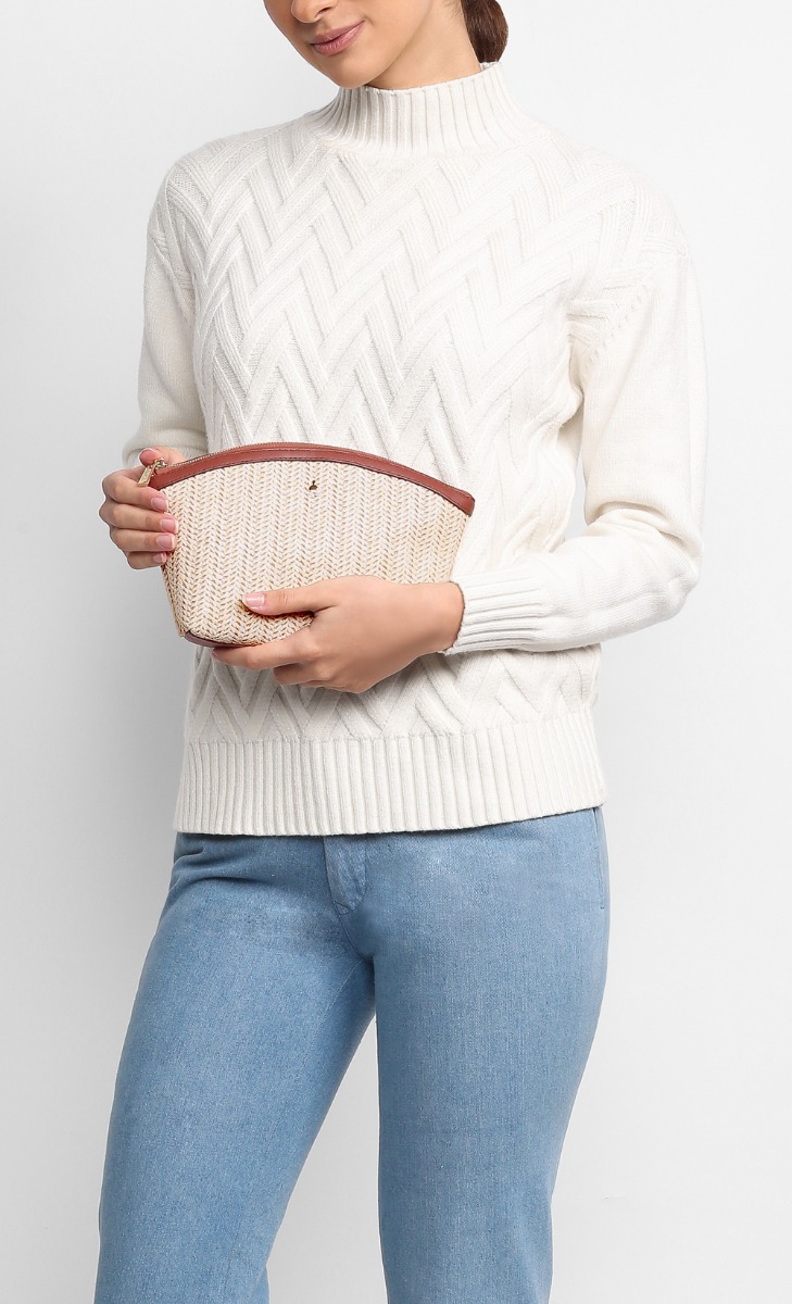 Marina Pouch in Cherry image 2