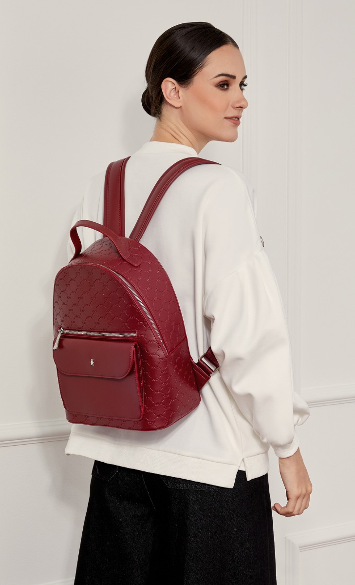 dUCk Monogram Backpack - Red Ruby image 2