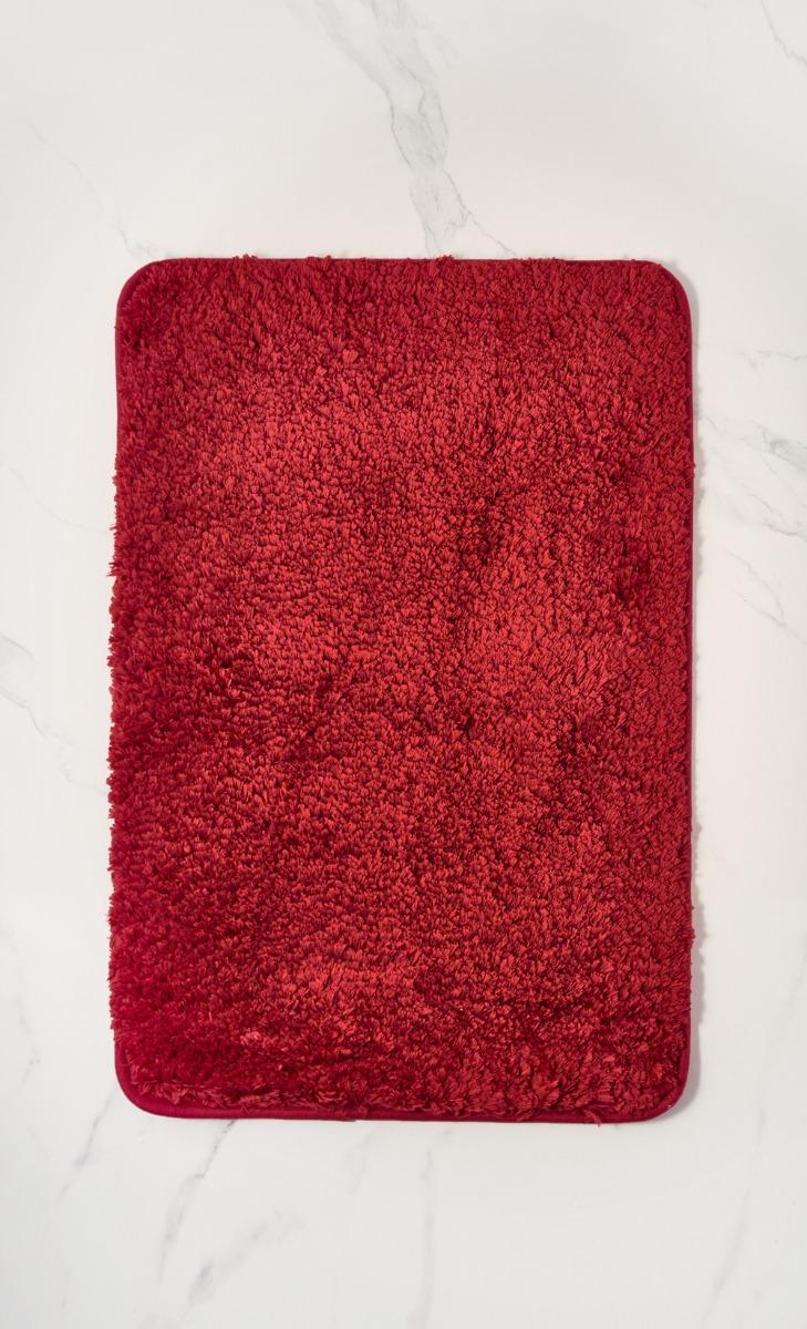 Bath Mat in Red