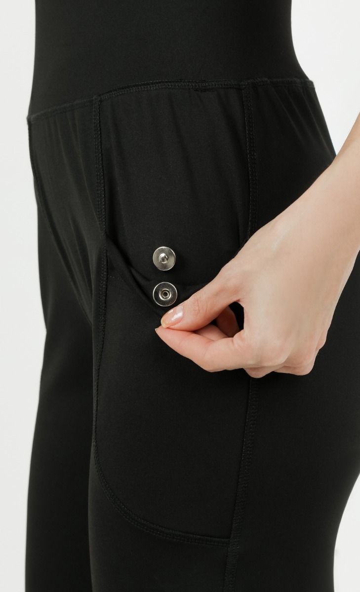 Regular Fit Magnet Pocket in Black image 2