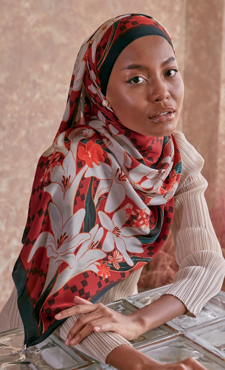 The Blooming dUCk - Tuberose Shawl in Reunion